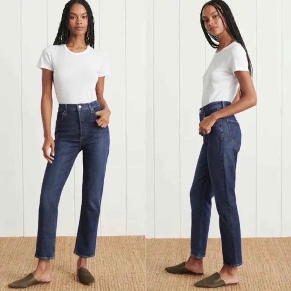 Agolde Riley Long divided skinny denim jeans size 30 #A9090B-1255
